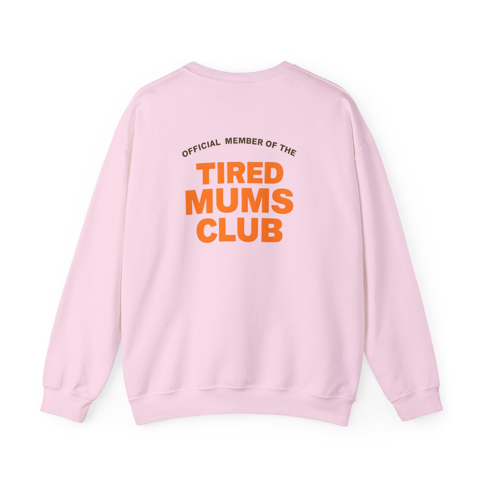 Tired Mums Club Sweatshirt - Cozy Crewneck, Personalized Gift for Moms, Perfect for Mother's Day, Casual Wear, Everyday Comfort