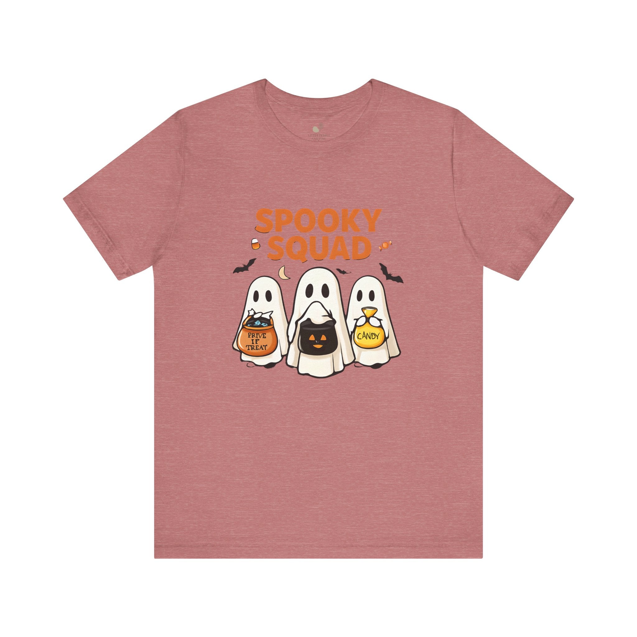 Spooky Squad Tee, Halloween Shirt, Unisex Ghost T-Shirt, Cute Costume Top, Fall Fashion, Halloween Party Apparel