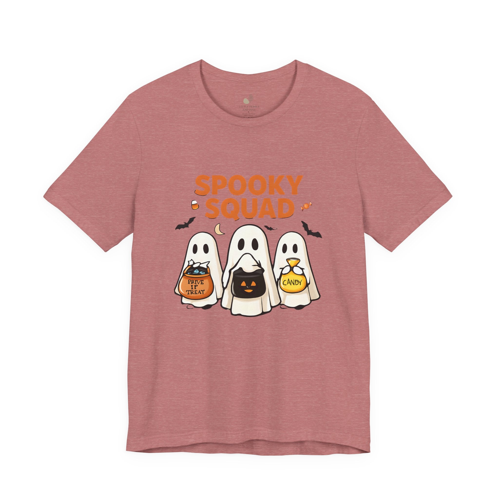 Spooky Squad Tee, Halloween Shirt, Unisex Ghost T-Shirt, Cute Costume Top, Fall Fashion, Halloween Party Apparel