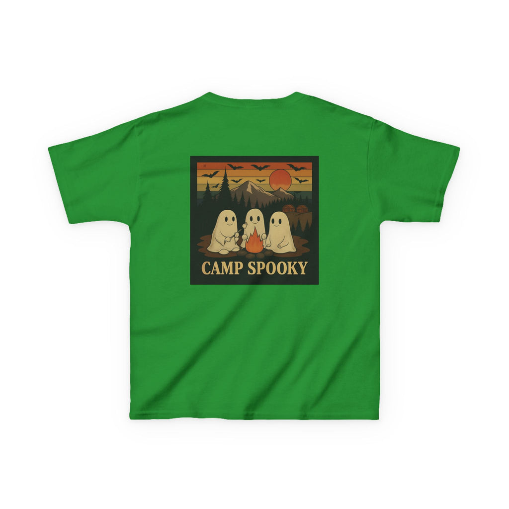Kids Ghost Camp Tee, Spooky Kids Shirt, Halloween T-Shirt, Outdoor Adventure Shirt, Camping Fun Tee, Fall Celebration Wear