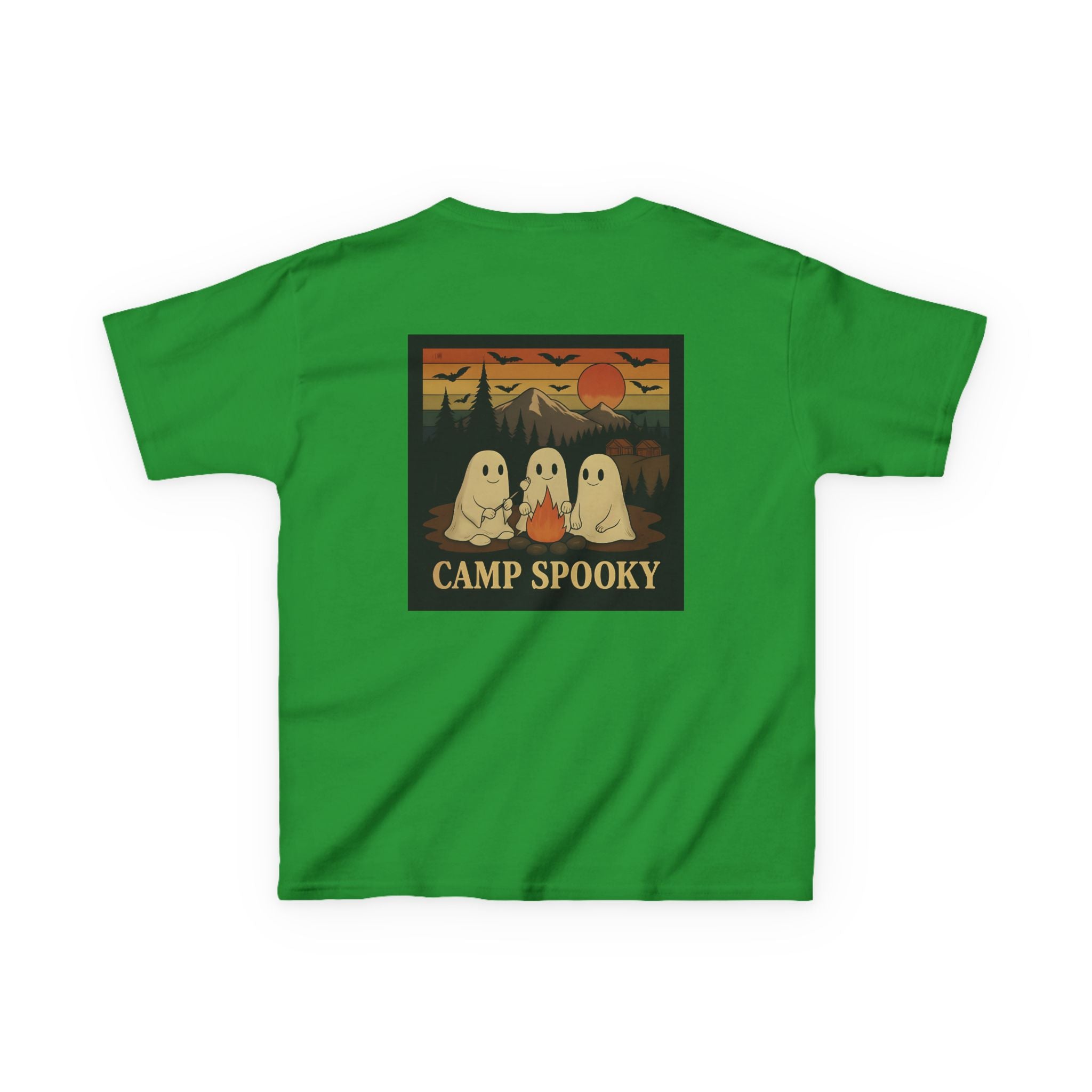 Kids Ghost Camp Tee, Spooky Kids Shirt, Halloween T-Shirt, Outdoor Adventure Shirt, Camping Fun Tee, Fall Celebration Wear