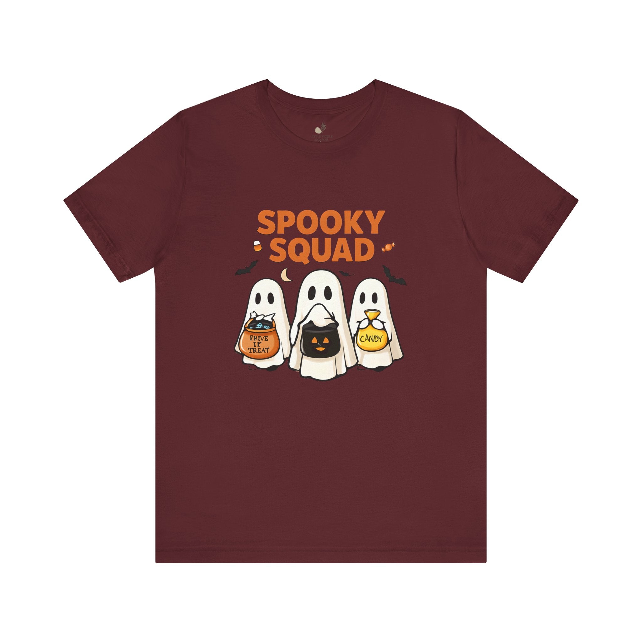 Spooky Squad Tee, Halloween Shirt, Unisex Ghost T-Shirt, Cute Costume Top, Fall Fashion, Halloween Party Apparel