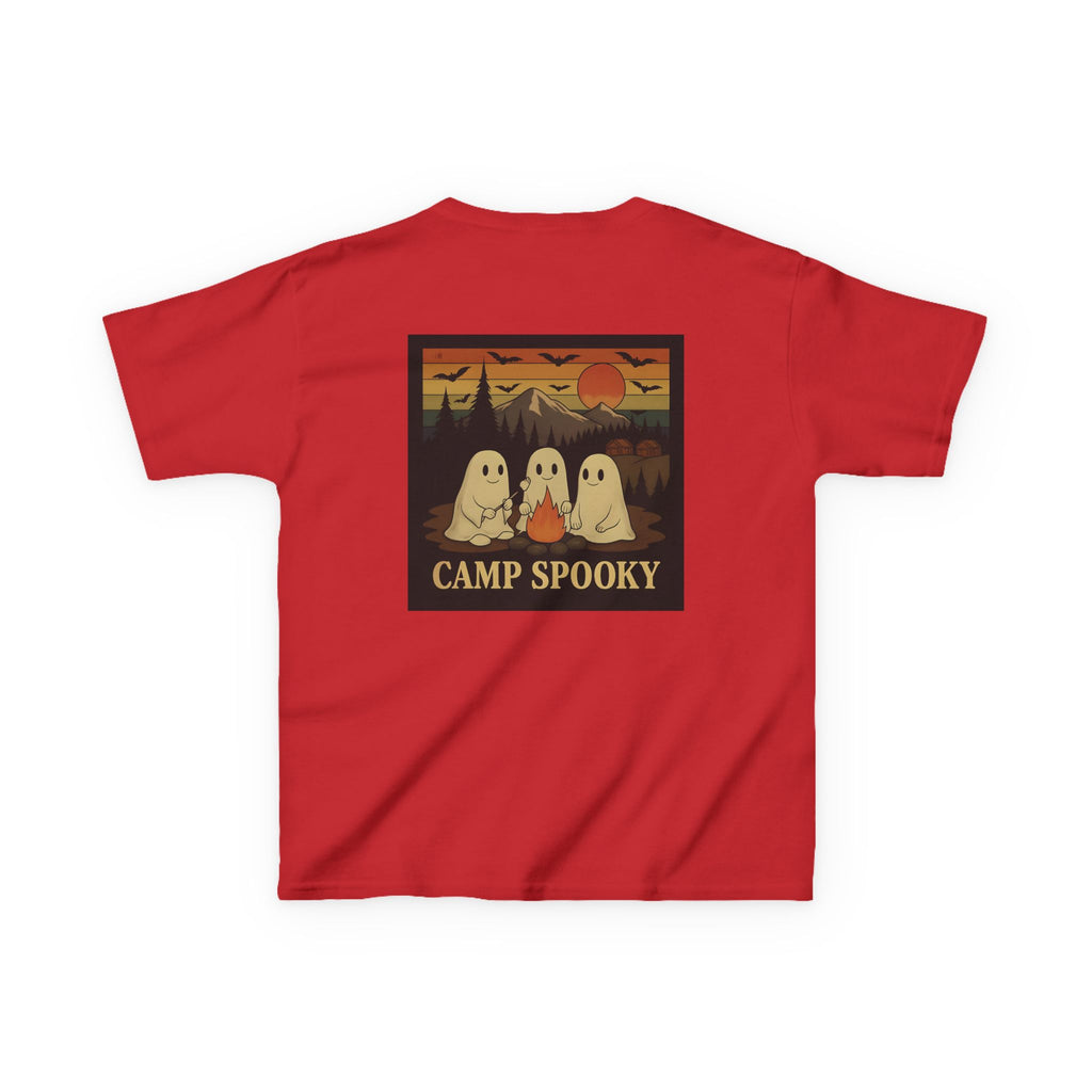 Kids Ghost Camp Tee, Spooky Kids Shirt, Halloween T-Shirt, Outdoor Adventure Shirt, Camping Fun Tee, Fall Celebration Wear