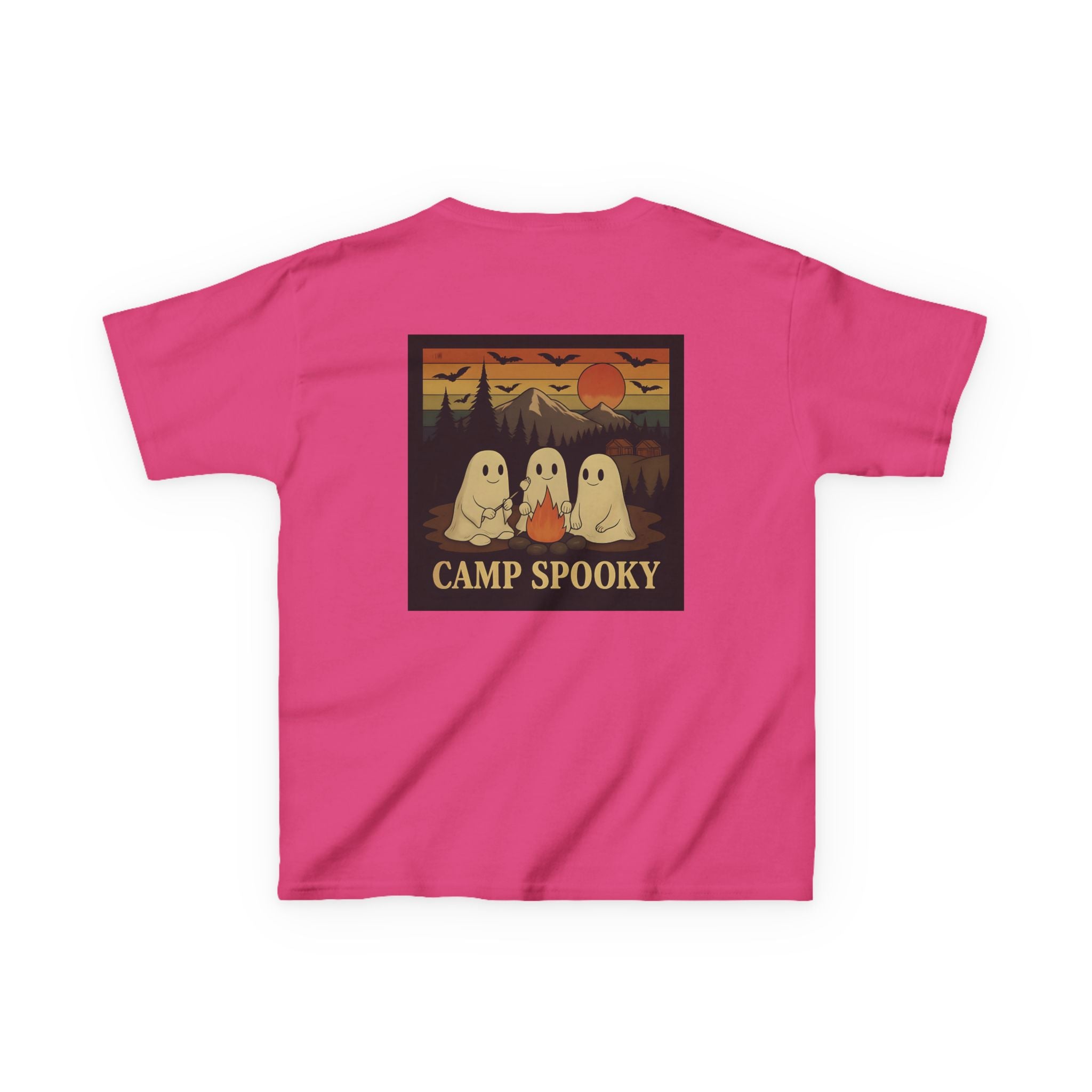 Kids Ghost Camp Tee, Spooky Kids Shirt, Halloween T-Shirt, Outdoor Adventure Shirt, Camping Fun Tee, Fall Celebration Wear