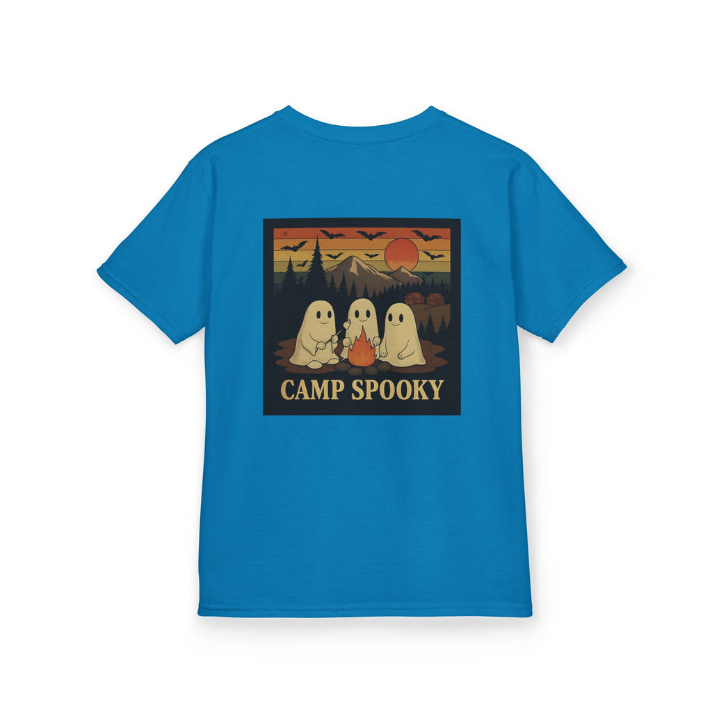 Kids Ghost Camp Tee, Spooky Kids Shirt, Halloween T-Shirt, Outdoor Adventure Shirt, Camping Fun Tee, Fall Celebration Wear
