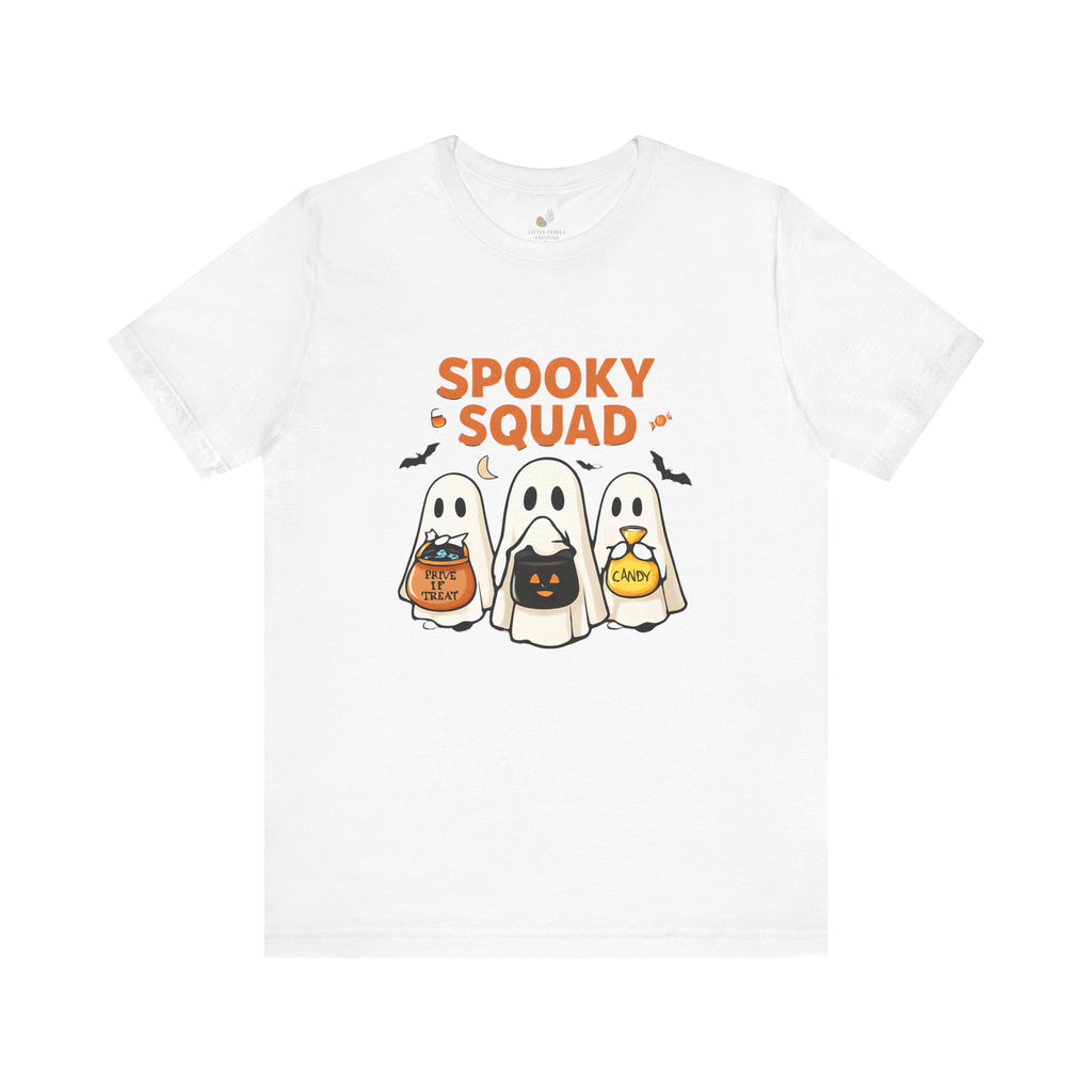 Spooky Squad Tee, Halloween Shirt, Unisex Ghost T-Shirt, Cute Costume Top, Fall Fashion, Halloween Party Apparel
