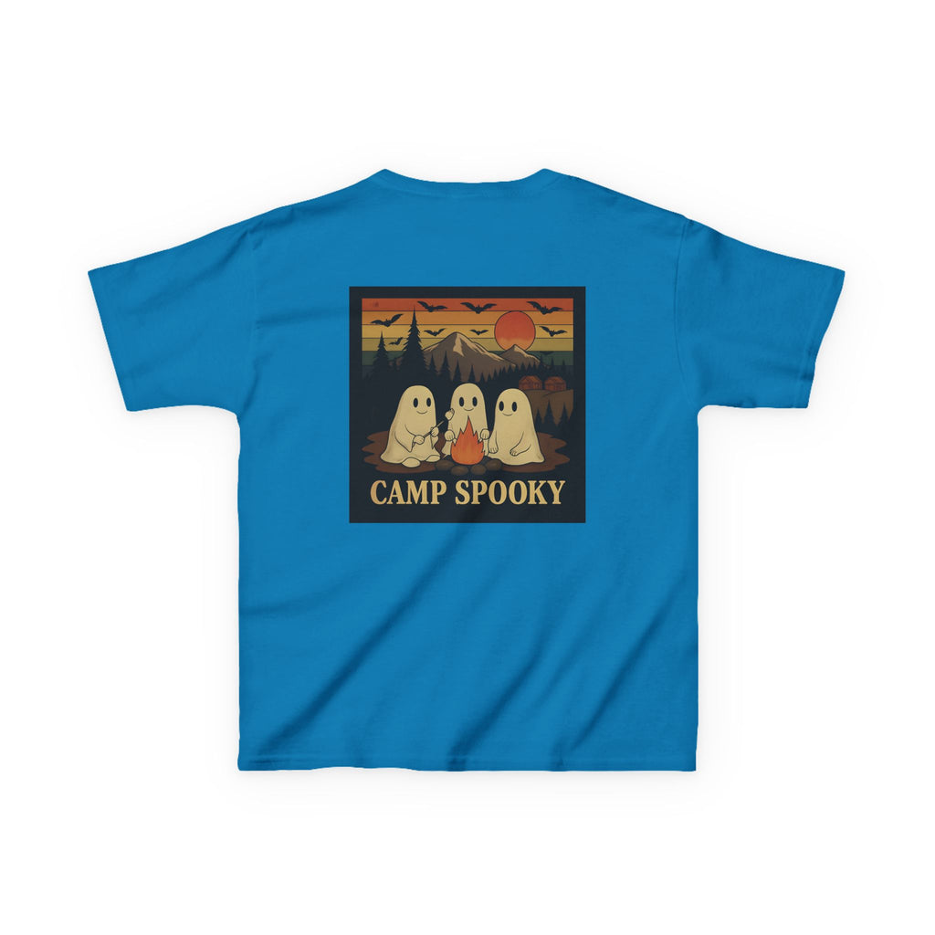Kids Ghost Camp Tee, Spooky Kids Shirt, Halloween T-Shirt, Outdoor Adventure Shirt, Camping Fun Tee, Fall Celebration Wear