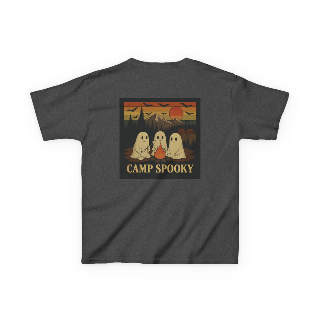 Kids Ghost Camp Tee, Spooky Kids Shirt, Halloween T-Shirt, Outdoor Adventure Shirt, Camping Fun Tee, Fall Celebration Wear