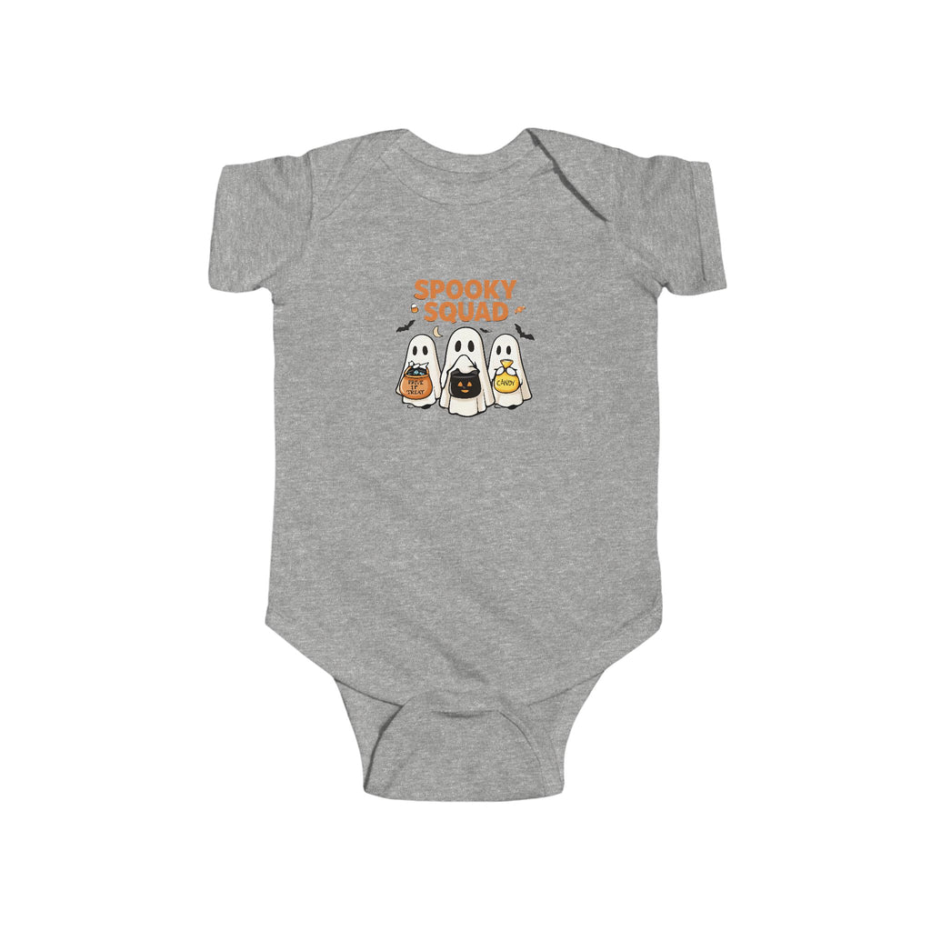 Spooky Squad Infant Bodysuit, Halloween Outfit for Babies, Cute Baby Clothes, Ghostly Fun Onesie, Baby Shower Gift