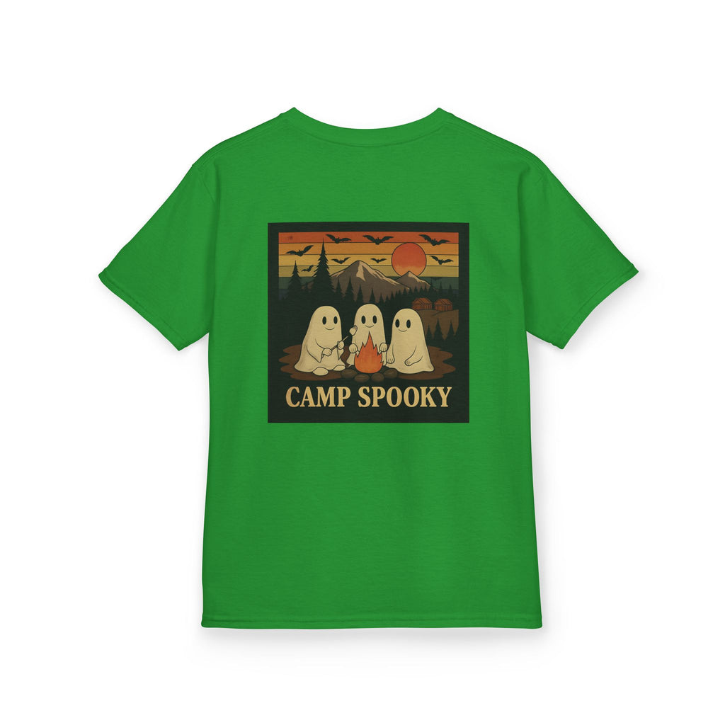 Kids Ghost Camp Tee, Spooky Kids Shirt, Halloween T-Shirt, Outdoor Adventure Shirt, Camping Fun Tee, Fall Celebration Wear