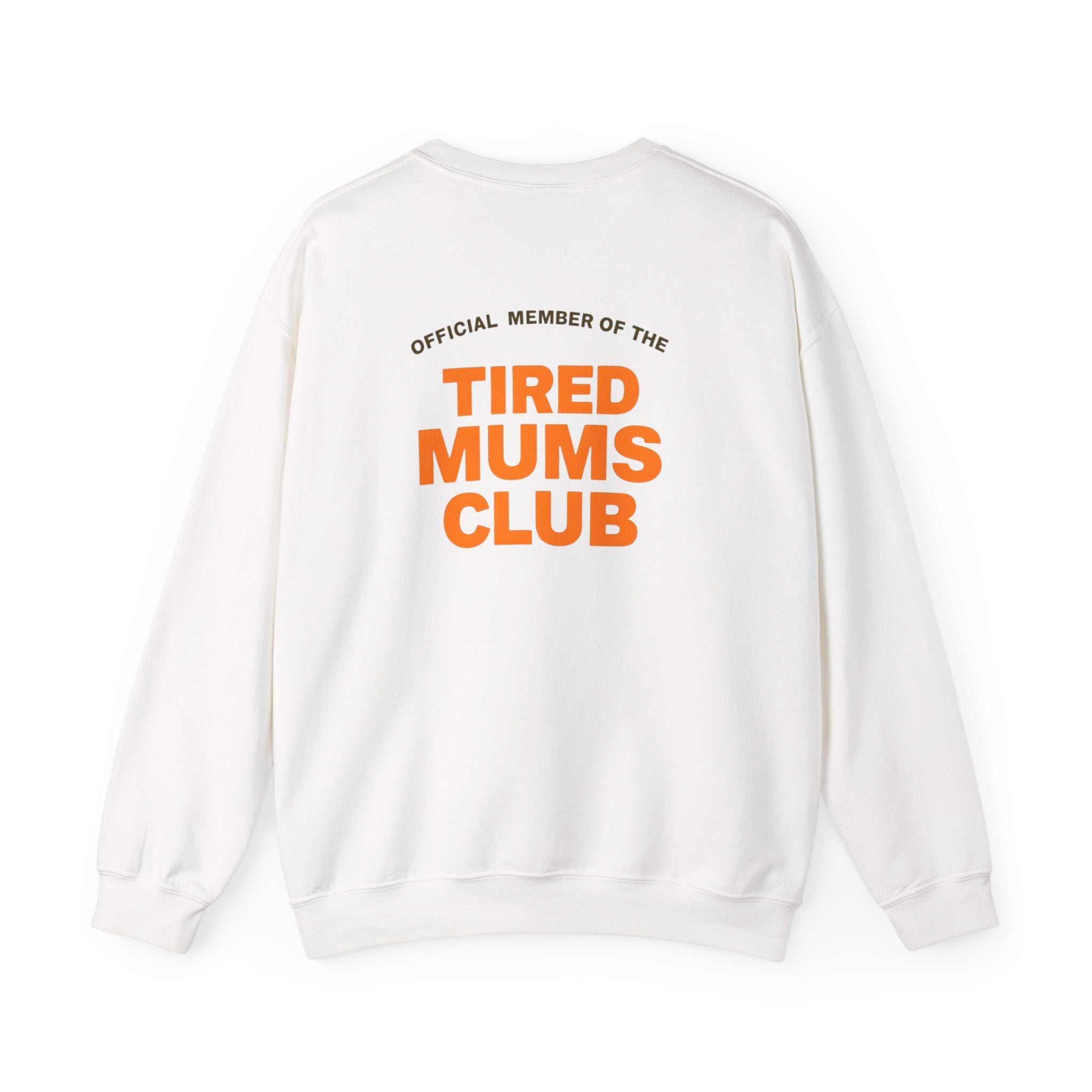 Tired Mums Club Sweatshirt - Cozy Crewneck, Personalized Gift for Moms, Perfect for Mother's Day, Casual Wear, Everyday Comfort